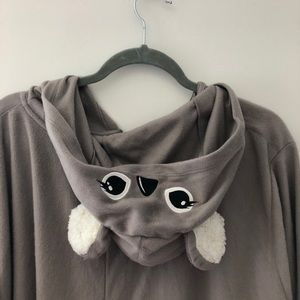 Torrid Grey Koala Onesie Pajama One Piece